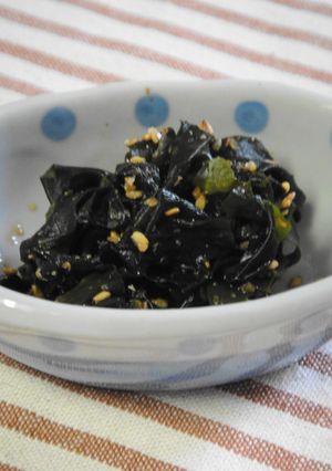 レンジで1分!!わかめの胡麻和え-レシピのメイン写真