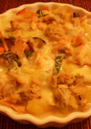 ☆鮭のポテトサラダチーズ焼き☆-レシピのメイン写真