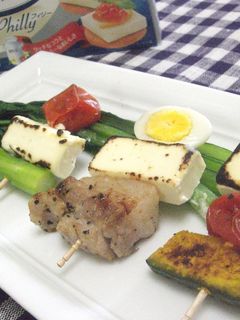 炙りクリームチーズの串焼き♪-レシピのメイン写真