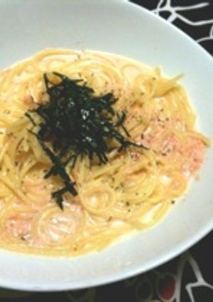 明太子クリームスープスパゲティ-レシピのメイン写真