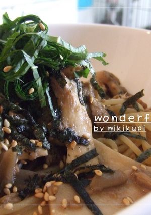 ツナときのこのバター醤油パスタ-レシピのメイン写真
