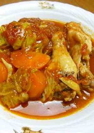 お肌もぷるぷる♪おかずチキントマトスープ-レシピのメイン写真