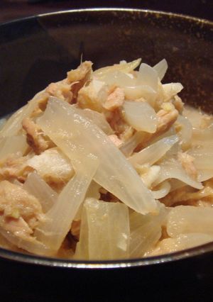 シンプル♪ツナと玉ねぎの煮物-レシピのメイン写真