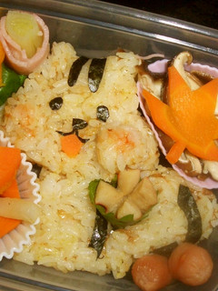 秋の味覚を満喫✿リスちゃん弁当♪-レシピのメイン写真