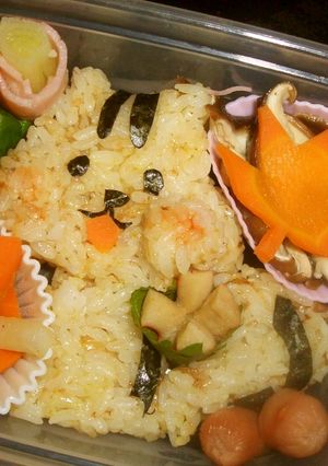 秋の味覚を満喫✿リスちゃん弁当♪-レシピのメイン写真