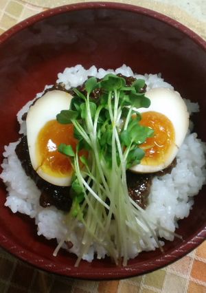 トロ～ッと味玉肉味噌丼-レシピのメイン写真