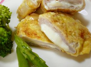 ＊糖質制限♪チーズを巻いた豚肉のピカタ＊-レシピのメイン写真