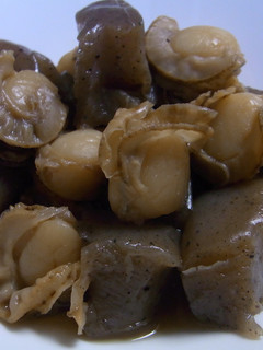 こんにゃくとホタテの煮物 簡単で美味しい-レシピのメイン写真