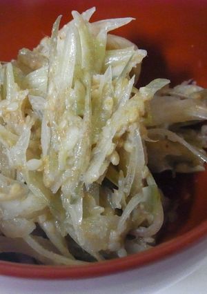 みょうがのクリーミー胡麻和え-レシピのメイン写真