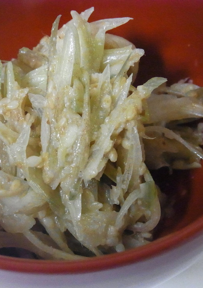 みょうがのクリーミー胡麻和え-レシピのメイン写真