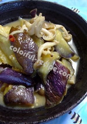 なすとしめじの味噌煮-レシピのメイン写真