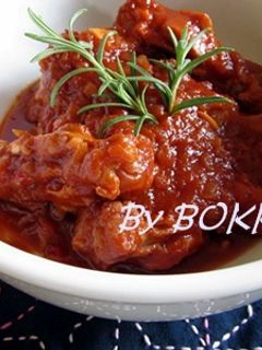 簡単!鶏手羽元のトマトソース煮-レシピのメイン写真