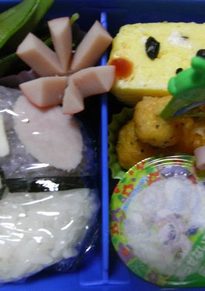 キャラ弁　ポケモン　マスターボール　-レシピのメイン写真
