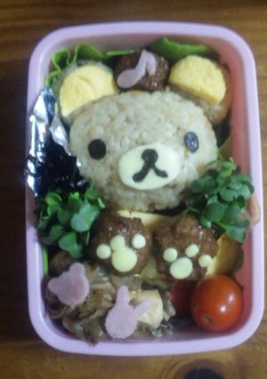キャラ弁☆リラックマ-レシピのメイン写真