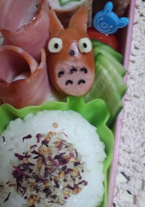 キャラおかず＊コロコロウインナーでトトロ-レシピのメイン写真