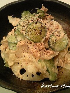 レンコンとツナのサラダ-レシピのメイン写真