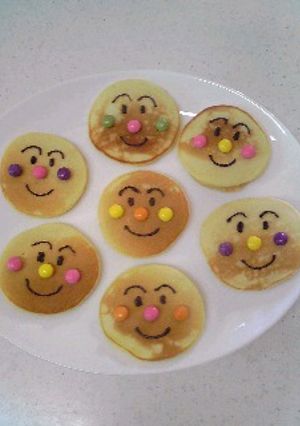 アンパンマン☆ホットケーキ-レシピのメイン写真