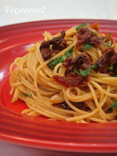 旨みがぎゅ~っと♪ドライトマトのパスタ-レシピのメイン写真