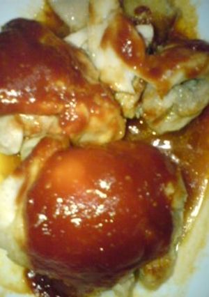 混ぜて塗ってレンチンdake♪鶏BBQ-レシピのメイン写真