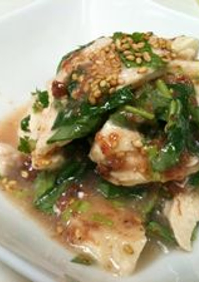蒸し鶏の梅風味-レシピのメイン写真