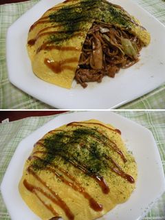焼きそば☆ランチに【オムソバ】-レシピのメイン写真