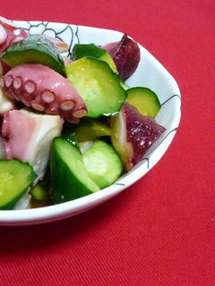 たこときゅうりのポン酢あえ-レシピのメイン写真