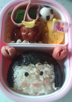 幼稚園お弁当　ちびまるこちゃん-レシピのメイン写真