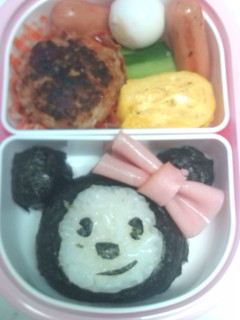 幼稚園お弁当 ミニー-レシピのメイン写真