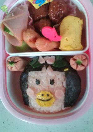 幼稚園お弁当　ももかっぱちゃん-レシピのメイン写真