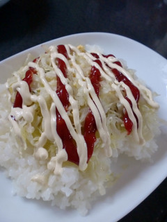 レンジでキャベ玉丼!-レシピのメイン写真