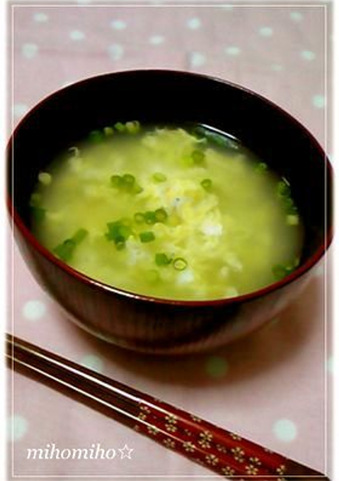 ふんわり卵としらすのお吸い物❀-レシピのメイン写真