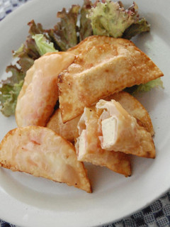 クリームチーズとイチゴジャムの揚げ餃子-レシピのメイン写真