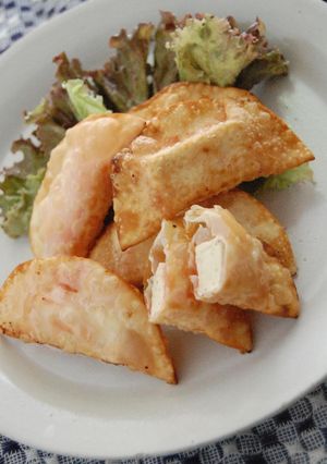 クリームチーズとイチゴジャムの揚げ餃子-レシピのメイン写真