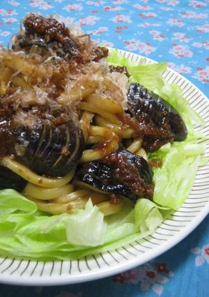 がっつり和風＾＾な肉味噌具のソースうどん-レシピのメイン写真