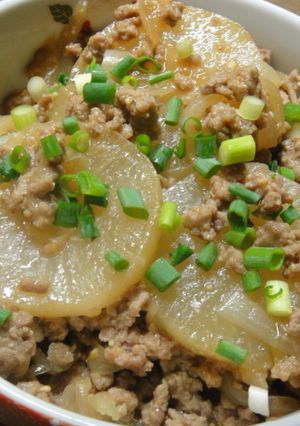 ひき肉大根の煮物～♪-レシピのメイン写真
