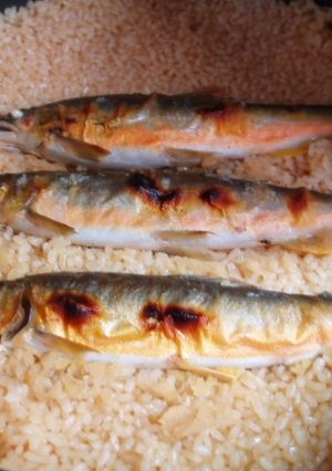 鮎の炊き込みご飯-レシピのメイン写真
