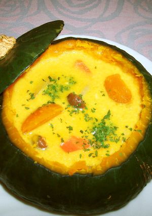 まるごとかぼちゃのシチュー-レシピのメイン写真