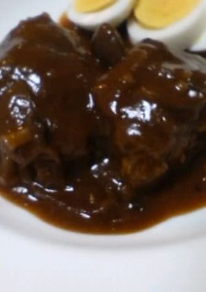 美味しい煮込みハンバーグ \(^o^)/-レシピのメイン写真