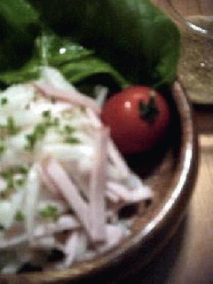 ハム+大根のサラダ・粒マスタードdressing-レシピのメイン写真