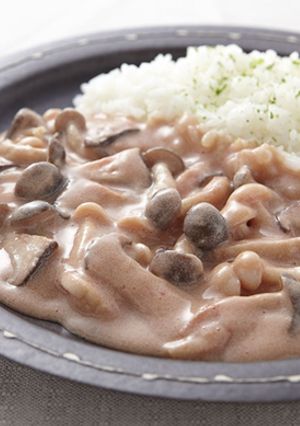 ワイン風味のきのこストロガノフ-レシピのメイン写真