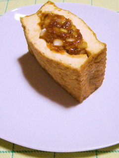 厚揚げのねぎ味噌風サンド-レシピのメイン写真