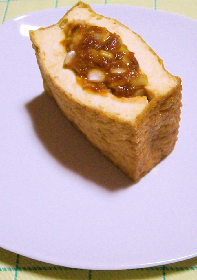 厚揚げのねぎ味噌風サンド-レシピのメイン写真