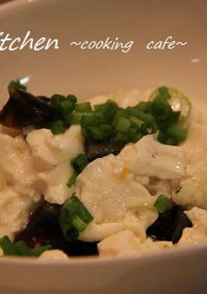 うずらピータン豆腐-レシピのメイン写真