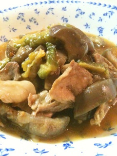 茄子とゴーヤのオイスター炒め-レシピのメイン写真