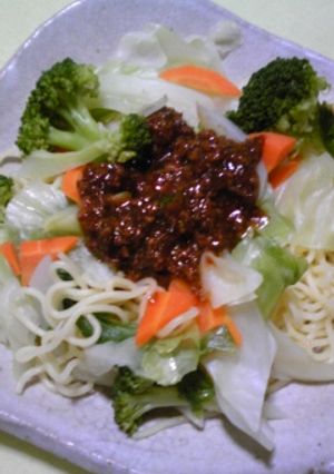 ☆キューピーうまみ肉味噌ソースじゃじゃ麺-レシピのメイン写真