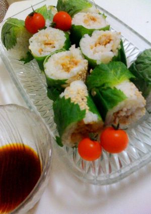 大葉☆納豆巻き★-レシピのメイン写真