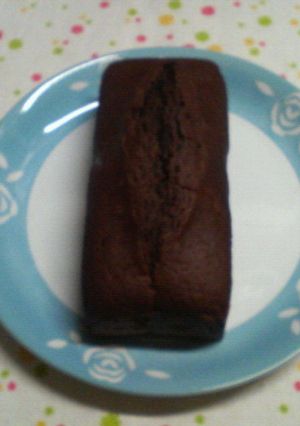 簡単ココアだけ濃厚チョコパウンドケーキ♪-レシピのメイン写真