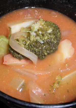 アメリカ～スープ缶で野菜トマトスープ-レシピのメイン写真