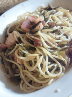 ベーコンと高菜の和風パスタ-レシピのメイン写真