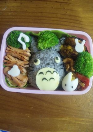 キャラ弁☆トトロ-レシピのメイン写真